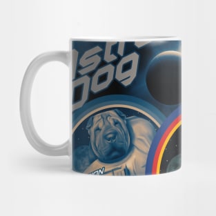 Sharpei dog astronaut v2 Mug